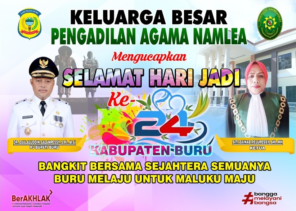 SELAMAT HARI JADI KE-24 KABUPATEN BURU
