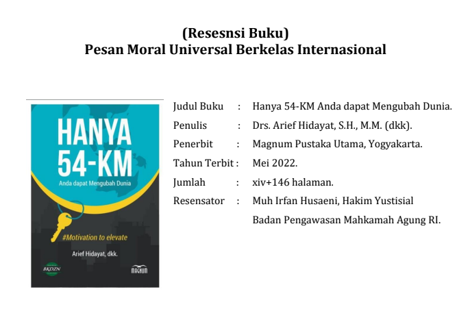 Hanya 54 KM