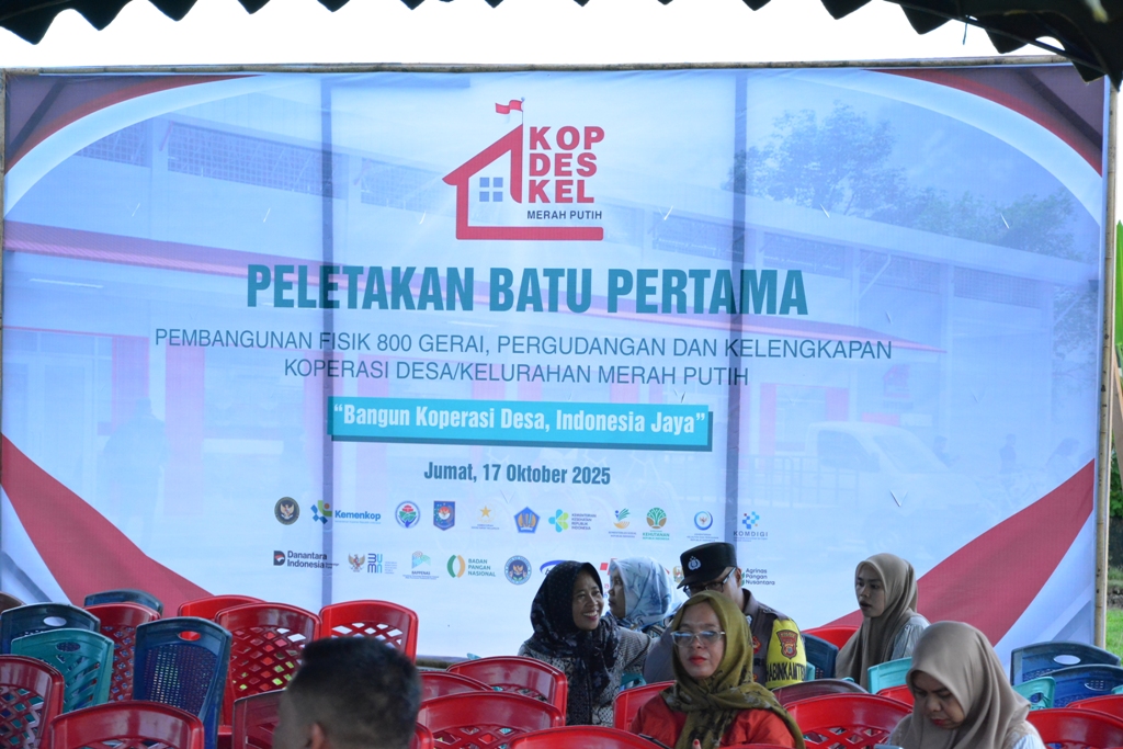 Peletakan Batu Pertama koperasi Desa 2025 