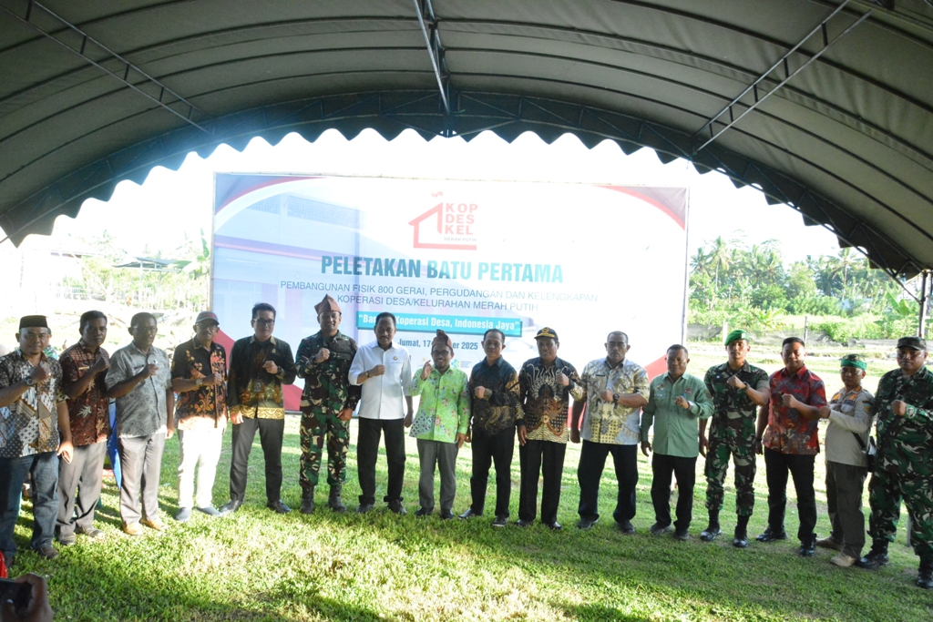 Peletakan Batu Pertama koperasi Desa 2025 7